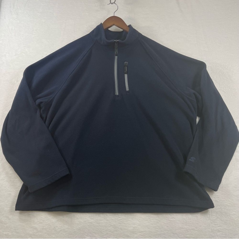 Navy Blue Quarter-Zip Pullover by Starter men’s size XL